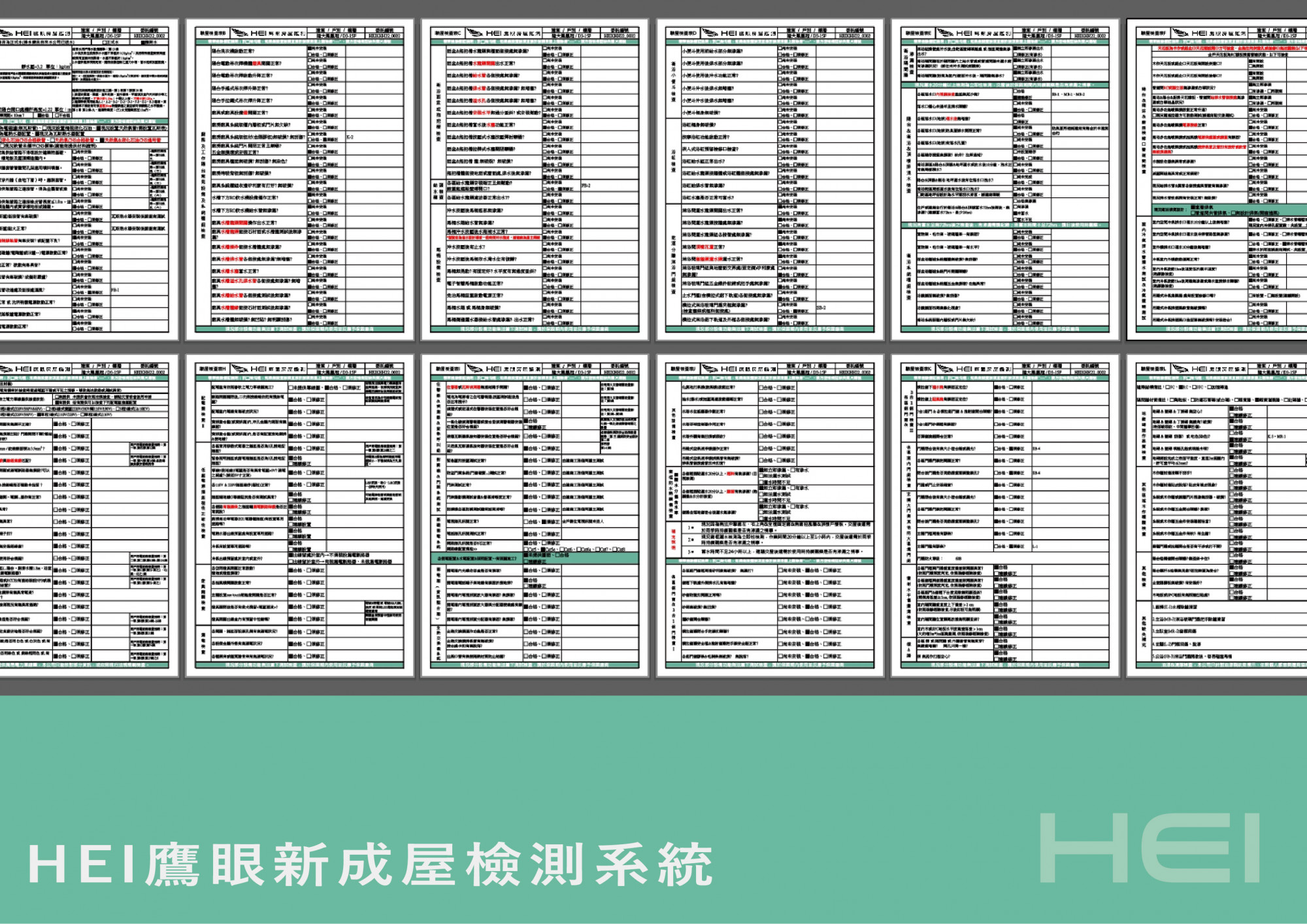 台南驗屋/高雄驗屋HEI鷹眼團隊HEI鷹眼HEI鷹眼新成屋檢測系統